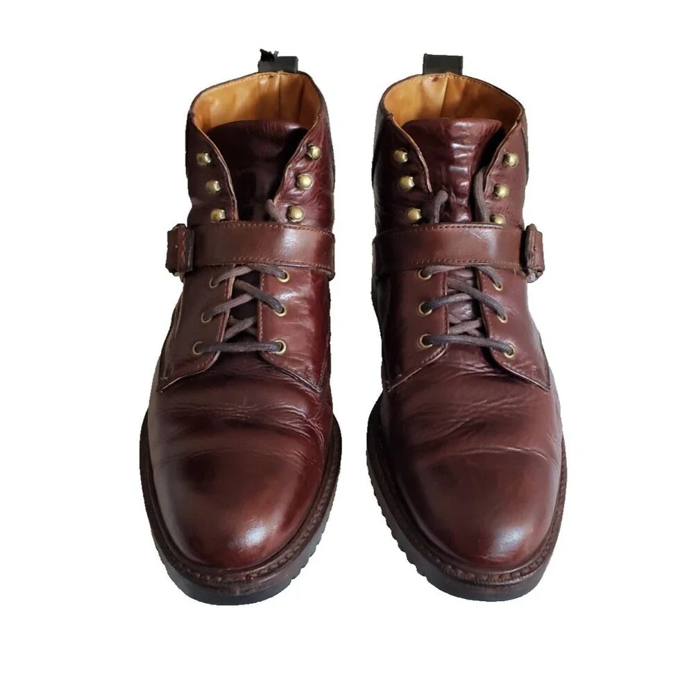 Vintage Cole Haan Country Brown Leather Chukka Ankle Boots Men's Size 9.5M 6321